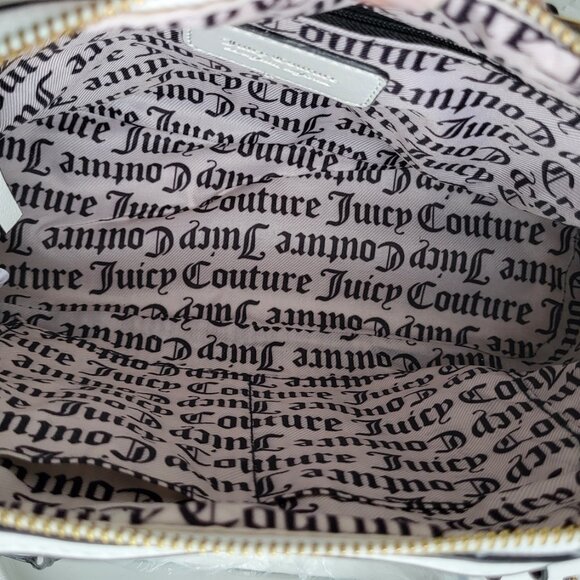 Juicy Couture Denim & White Satchel • Brand New • Crossbody/Top Handle - Picture 7 of 11